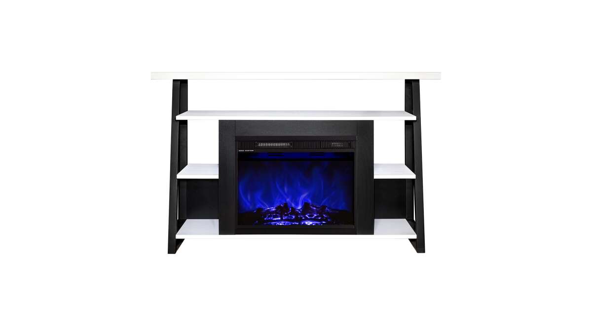 Semineu electric Chivas & Lorance color, Art Flame, 880x1400x320 mm, 1500W - imagine 7